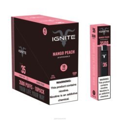 RP6R124 IGNITE V35 Vape Pen 10-Pack Ignite group Australia pty ltd - Mango Peach