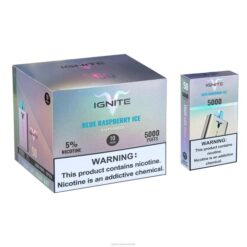 RP6R144 IGNITE V50 Vape Pen 10-Pack Ignite group Australia pty ltd - Blue Raspberry Ice