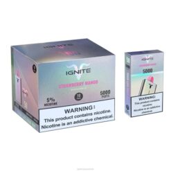 RP6R148 IGNITE V50 Vape Pen 10-Pack Ignite flavours - Strawberry Mango