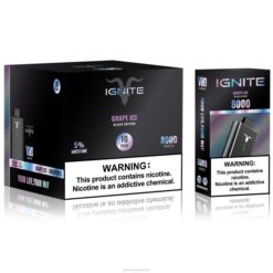 RP6R57 IGNITE V80 Vape Pen 10-Pack Ignite vape Aus - Grape Ice